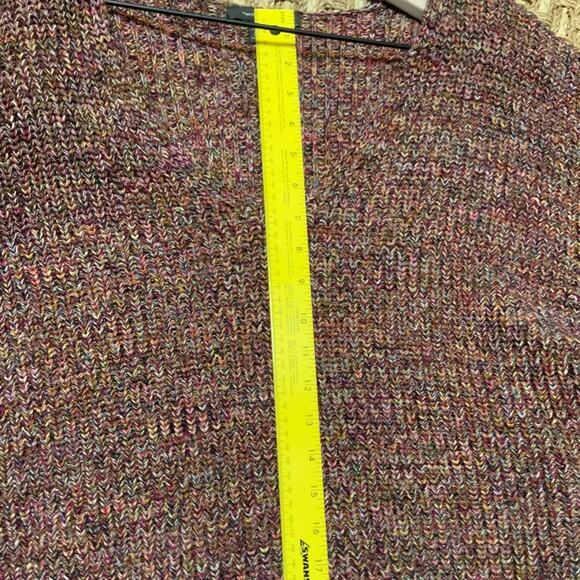 French Connection Millie Mozart Ribbed V-neck 100% Cotton Sweater Oversized Sz M - Picture 5 of 7